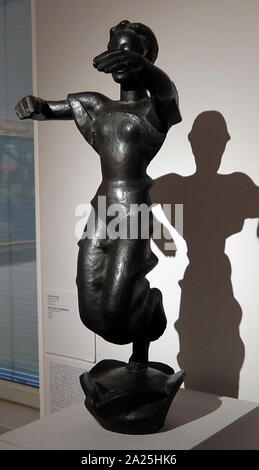 Bronze Skulptur mit dem Titel "javan Tänzerin" von Georg Kolbe. Georg Kolbe (1877-1947) eine deutsche Bildhauerin. Stockfoto