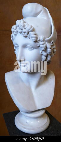 Kopf von Paris (Trojan Hero), 1810 von Antonio Canova (1757-1822) Stockfoto