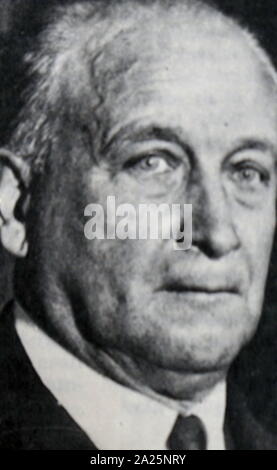 Foto von Francisco Largo Caballero (1869-1946) ein spanischer Politiker und Gewerkschafter. Stockfoto
