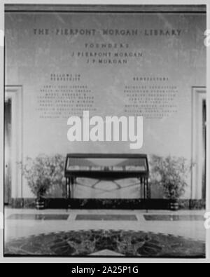 Pierpont Morgan Library, E. 36th St., New York City. Stockfoto