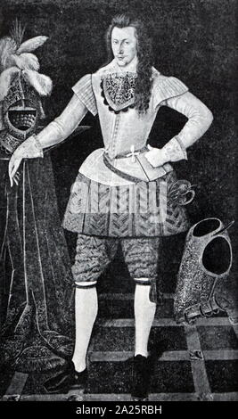 Henry Wriothesley, 3rd Earl of Southampton (1573-1624), englischer Höfling Stockfoto