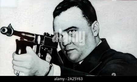 Foto von J.Edgar Hoover. John Edgar Hoover (1895-1972) ein amerikanisches Gesetz Durchsetzung Administrator und der erste Direktor des Fbi in den Vereinigten Staaten. Stockfoto