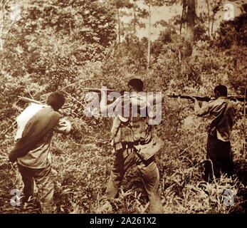 Vietnam-krieg: Soldaten der Volksarmee der Norden Vietnams üben 1968 Stockfoto