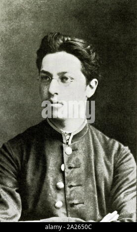 Wassily Kandinsky (1866-1944); als Student in Moskau, circa 1887. Russische Maler und Kunsttheoretiker. Kandinsky wird in der Regel als Pionier der abstrakten Kunst gutgeschrieben Stockfoto