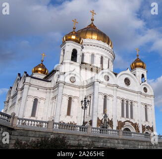 Die Christ-Erlöser-Kathedrale, russisch-orthodoxen Kathedrale in Moskau, Russland Stockfoto