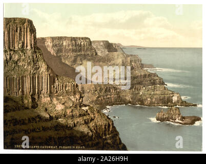 Pleaskin Kopf, Giant's Causeway. County Antrim, Irland; Stockfoto