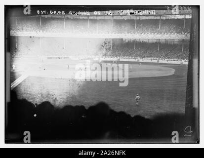 Polo Grounds, 1. Spiel der World Series Stockfoto