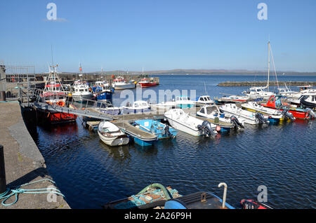 Bowmore Hafen auf der schottischen Insel Islay Stockfoto