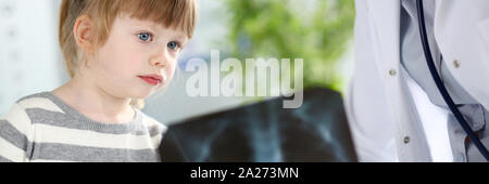 Kid Patienten, Ärzte Termin Stockfoto