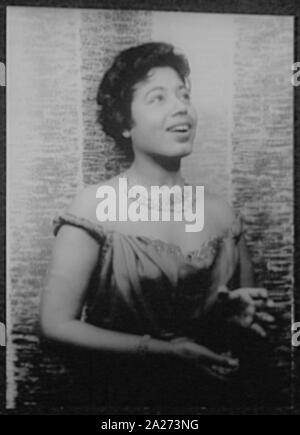 Portrait von Mattiwilda Dobbs Stockfoto