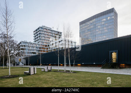 24.01.2018, Berlin, Berlin, Deutschland - 50 Hertz und Tour Total, Neubau von Bürogebäuden in der Europa-City in der Heidestraße in Berlin-Moabit Stockfoto