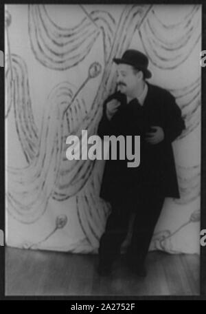 Portrait von Zero Mostel, wie Leopold Bloom in Ulysses in der Nacht ... Stockfoto