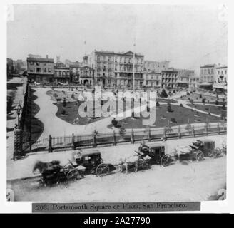 Portsmouth Square oder Plaza, San Francisco Stockfoto