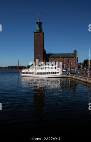 Rathaus Schloß, in der Altstadt (Gamle Stan), Stockholm, Schweden. Stockfoto