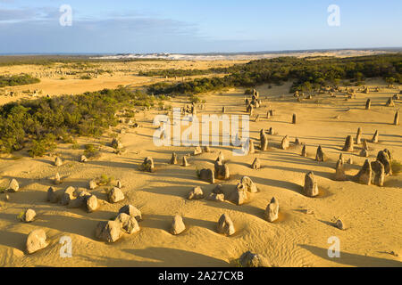 Pinnacles Wüste im Nambung Nationalpark in Western Australia Stockfoto