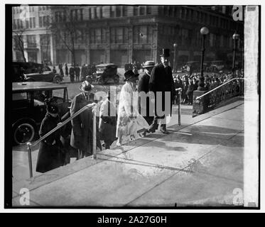 Pres & Frau Coolidge, Thanksgiving Day, 11/26/25 Stockfoto