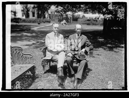 Pres. Coolidge und sein Vater John Coolidge, 7/18/24. Stockfoto
