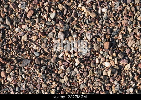 Stein rock Kies gefunden am Boden außerhalb von Merrill, Wisconsin Stockfoto