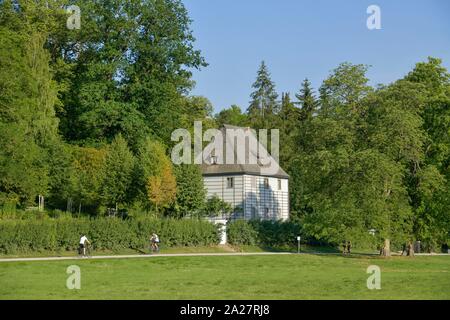 Goethes Gartenhaus, Park an der Ilm, Weimar, Thüringen, Deutschland Stockfoto