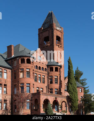 Preston Schloss war das Hauptgebäude der Preston School of Industry, einst eine der ältesten und bekanntesten Reform Schulen in den Vereinigten Staaten, in der Stadt von Ione, Kalifornien, in Amador County Stockfoto