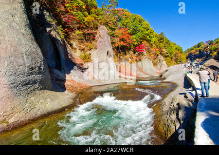 Fukiware fällt in Gunma Präfektur, Japan Stockfoto