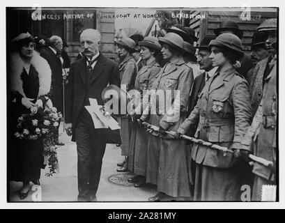 Prinzessin Arthur von Connaught in Frauen Ausstellung Stockfoto