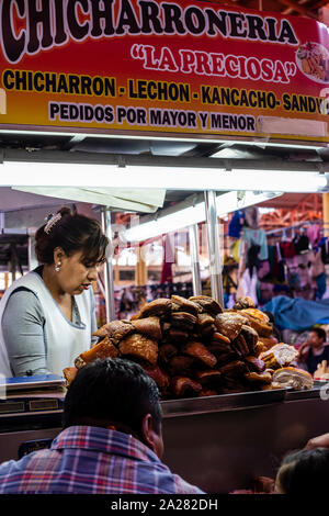 San Camilo Markt, Stadt Arequipa, Peru. Stockfoto