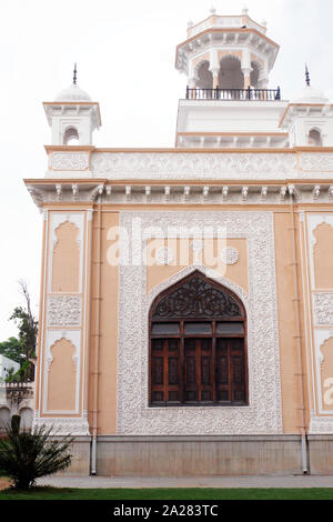 Die AUSSENFASSADE DES Chowmahalla Palast Hyderabad, Telangana, Indien Stockfoto