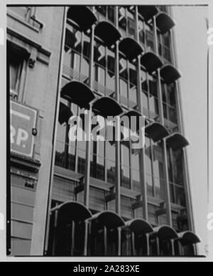 Die Drucker der industriellen Tierhaltung Gebäude, W. 14 St. Stockfoto