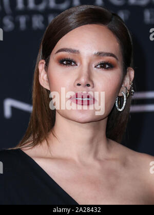 Hollywood, Vereinigte Staaten. 30 Sep, 2019. HOLLYWOOD, LOS ANGELES, Kalifornien, USA - 30. SEPTEMBER: Rhatha Phongam kommt bei der Weltpremiere von Disney's "aleficent: Herrin des Bösen' am El Capitan Theatre am September 30, 2019 in Hollywood, Los Angeles, Kalifornien, Vereinigte Staaten. (Foto von Xavier Collin/Image Press Agency) Quelle: Bild Presse Agentur/Alamy leben Nachrichten Stockfoto