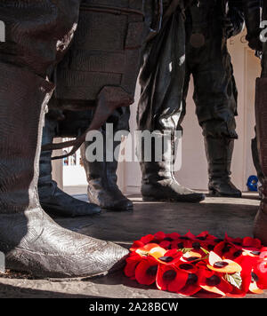 RAF Bomber Command Memorial, Detail, Green Park, London Stockfoto