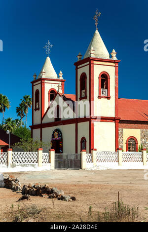 Jungfrau von Guadalupe Kirche, El Triunfo, Baja California Sur, Mexiko Stockfoto