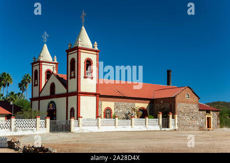 Jungfrau von Guadalupe Kirche, El Triunfo, Baja California Sur, Mexiko Stockfoto