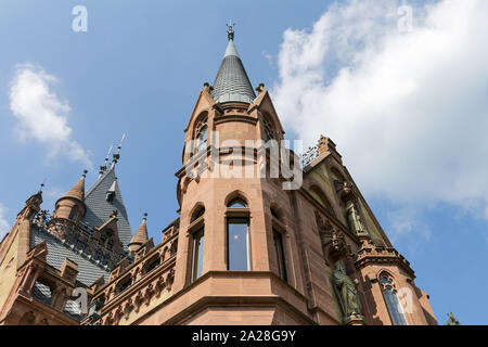 Fassade von Schloss Drachenburg in Bonn, Deutschland Stockfoto
