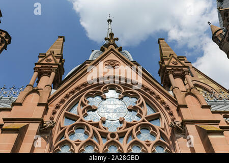 Fassade von Schloss Drachenburg in Bonn, Deutschland Stockfoto
