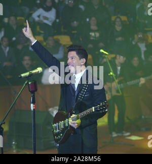 Yahir Othón Parra Durante su Concierto en El Palenque de la Feria de Leon Guanajuato el 16 de Enero del 2014.. (* Foto: TiradorTercero/NortePhoto*) Stockfoto