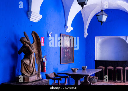 La Casa del Moral (1730), Stadt Arequipa, Peru, Südamerika. Stockfoto