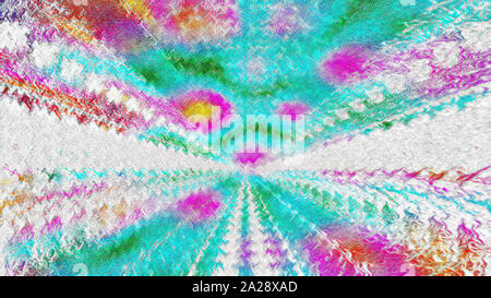 Eine abstrakte psychedelischen Hintergrundbild. Stockfoto