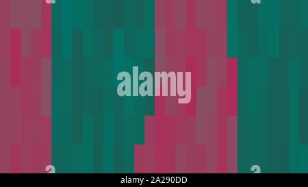 Einfache Rechtecke mit dunklem Hintergrund moderaten Pink, Teal Green und Dim grauen Farben. Stockfoto