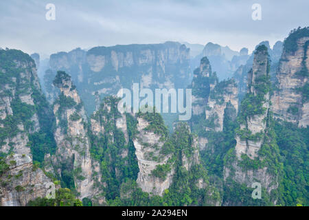 Zhangjiajie Berge, China Stockfoto