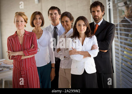 Porträt einer zuversichtlich Business Team. Stockfoto