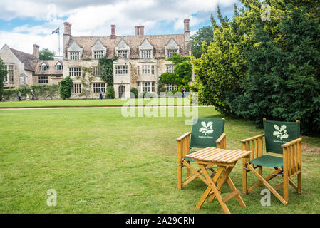 Cambridge, UK - Juli 2019: Anglesey Abbey, ein Landhaus, National Trust Website, früher ein Priorat, im Dorf von Lode, nordöstlich von Cambridge, E Stockfoto