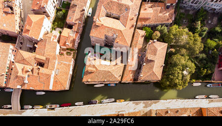 Venedig von oben Stockfoto