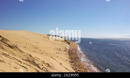 Reisen Frankreich - Dune du Pilat Stockfoto