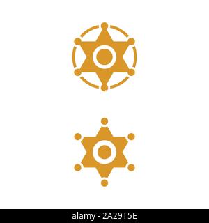 Star West Vektor icon Abbildung Design Template Stock Vektor