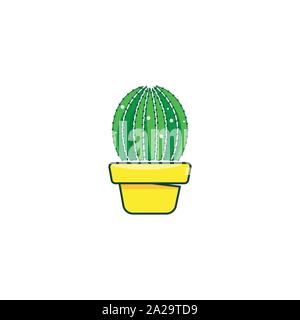 Cactus Vektor icon Abbildung Design Template Stock Vektor