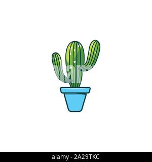Cactus Vektor icon Abbildung Design Template Stock Vektor