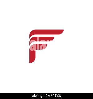Der Buchstabe F Vektor Icon Design vorlage Stock Vektor
