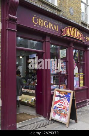 London, Großbritannien. 26 Sep, 2019. Hardys Original Konditorei und Logo in East London Shoreditch gesehen. Credit: Petra Figueroa/SOPA Images/ZUMA Draht/Alamy leben Nachrichten Stockfoto