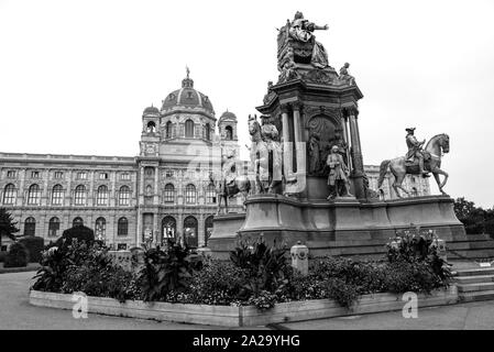 Maria Theresien Platz Stockfoto